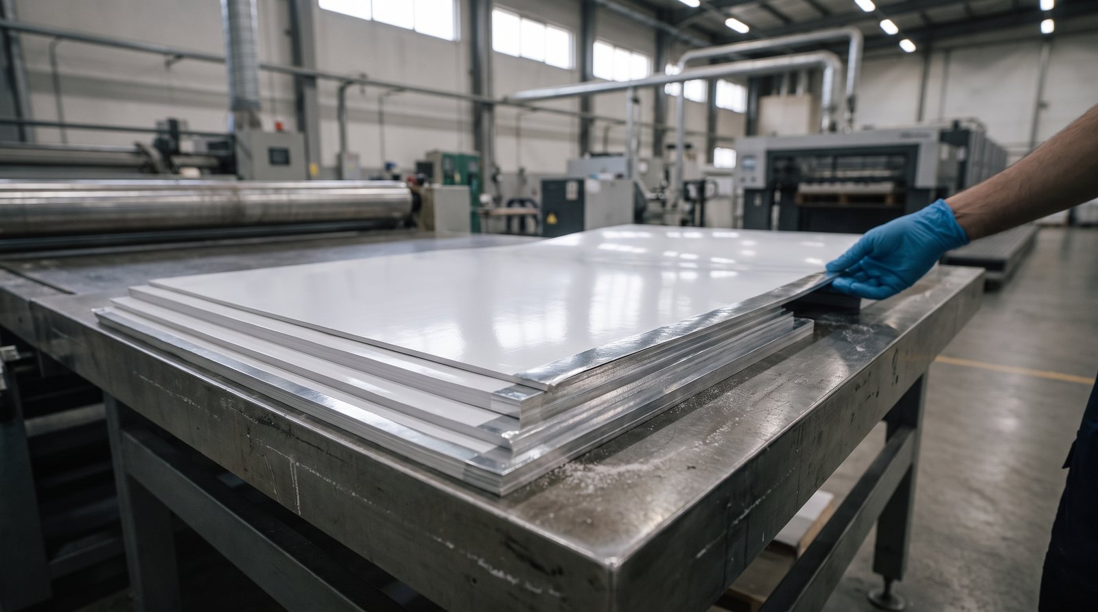 Glossy coated board and paper-to-foil laminate sheets